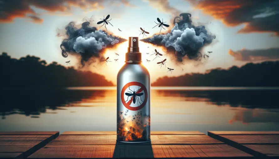 Et billede af produktet Myggespray. Billedet bruges som featured image til artiklen Bedste Myggespray i Test