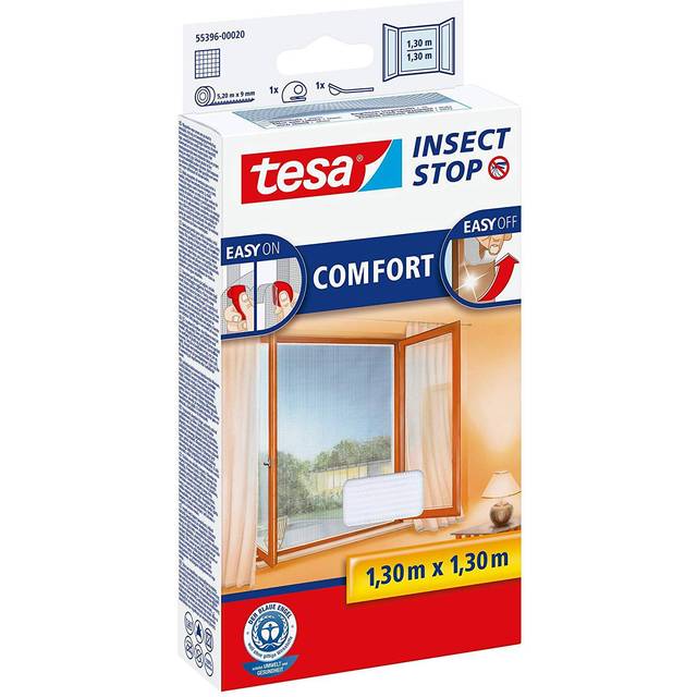 TESA Insect Stop Hook and Loop Comfort for Windows 130x130cm Myggenet