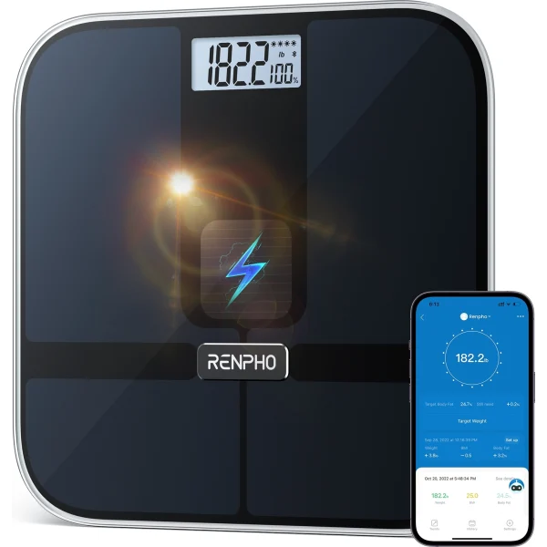 Renpho Smart Body Bluetooth Solar Badevægt